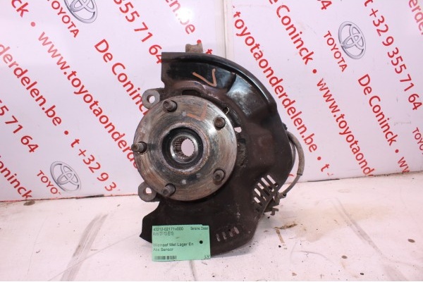 Wielnaaf compleet & Abs Sensor links voor 09/2008-01/2010