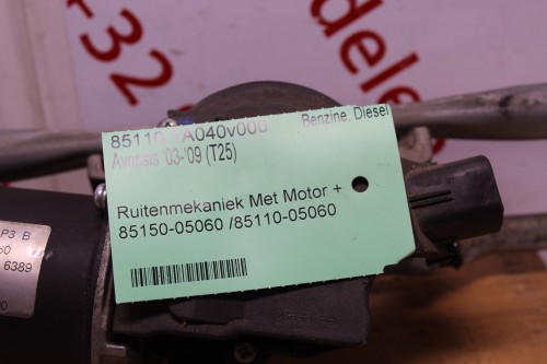 Motor Ruitenwisser Voor