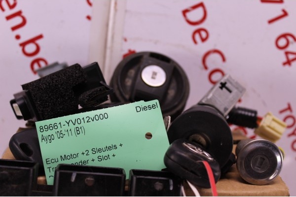 Ecu Motor +2 Sleutels + Transponder + Slot + Deursloten