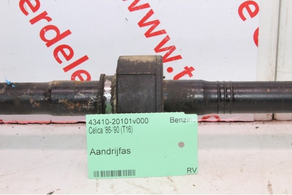 Aandrijfas rechts voor zonder abs 