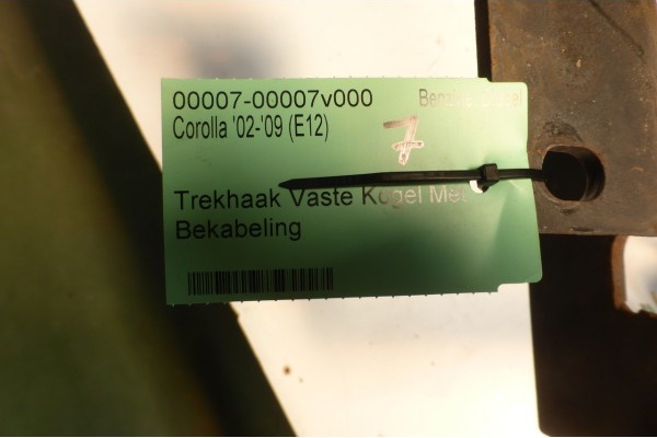 Trekhaak Vaste Kogel Met Bekabeling