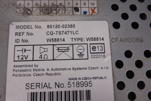Radio Cd/W58814