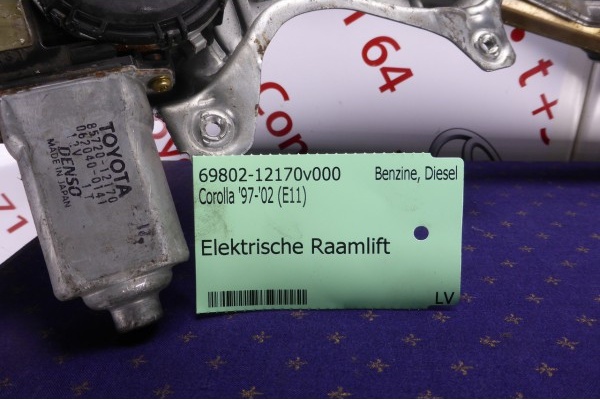 Elektrische Raamlift 3 deurs  links voor 10/1999-07/2001