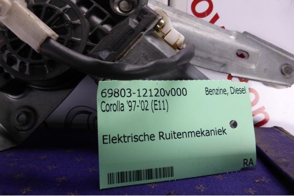 Elektrische Ruitenmekaniek