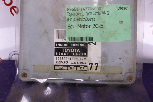 Ecu Motor 2C-E
