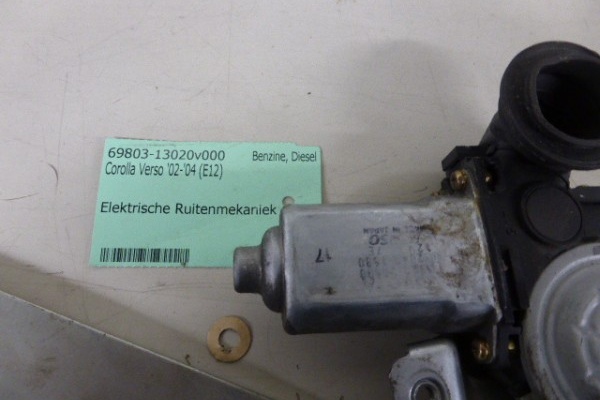 Elektrische Ruitenmekaniek