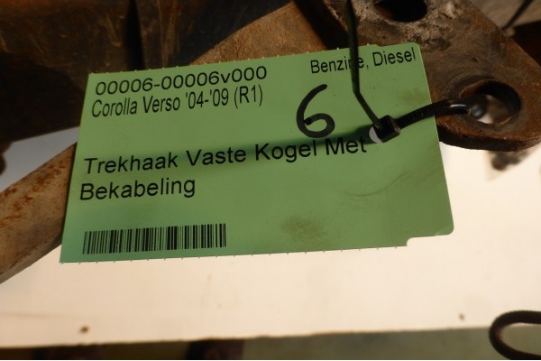 Trekhaak Vaste Kogel Met Bekabeling