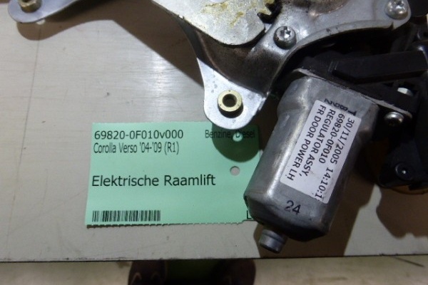 Elektrische Raamlift links voor 02/2004-05/2007