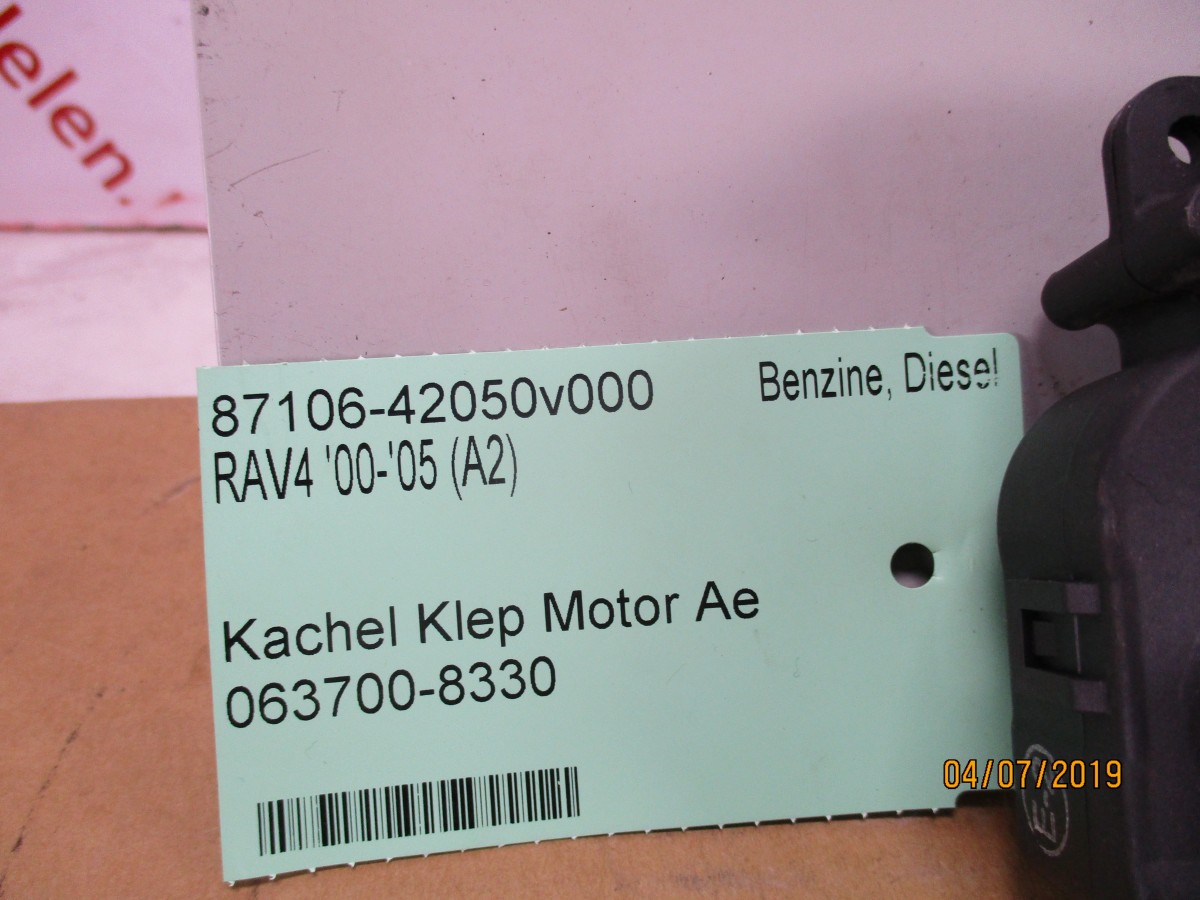 Kachel Klep Motor Ae 063700-8330