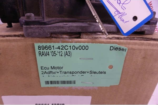 Ecu Motor 2Adftv/+Transponder+Sleutels4+Airbagslot+Slot Deurlv