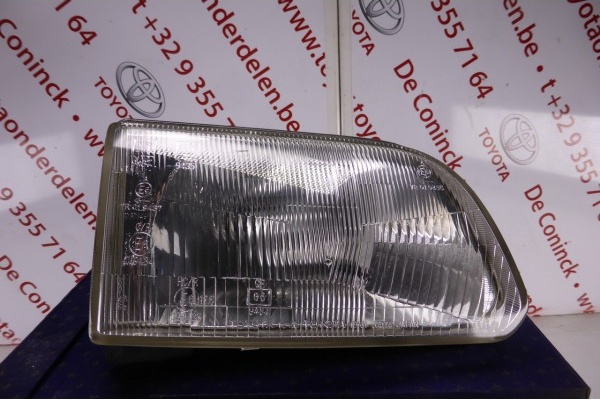 Koplamp rechts voor zonder steun 