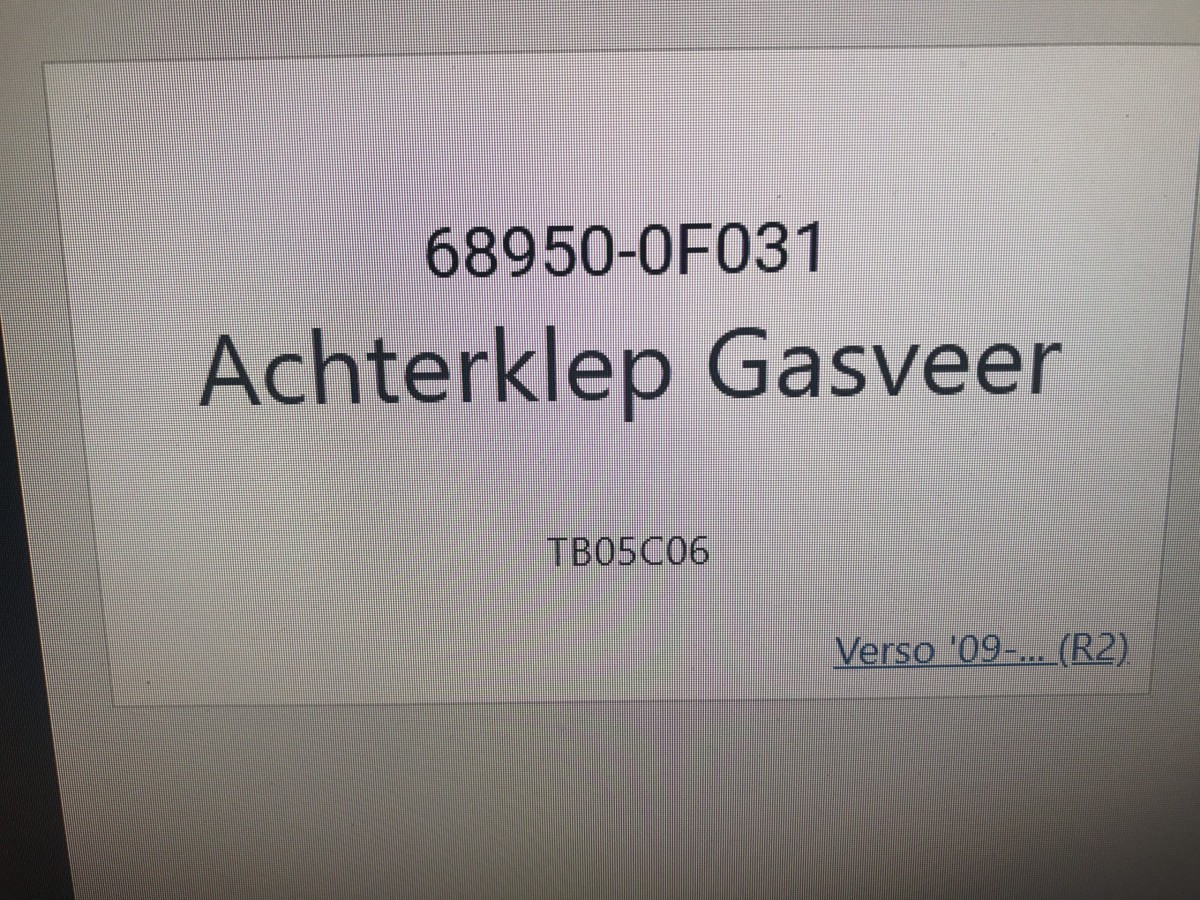 Achterklep Gasveer RA