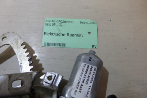 Elektrische Raamlift rechts vooor 