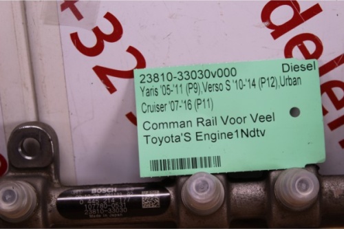 Comman Rail Voor Veel Toyota'S Engine1Ndtv /23810-33031