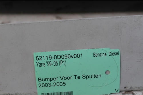 Bumper Voor Te Spuiten 2003-2005