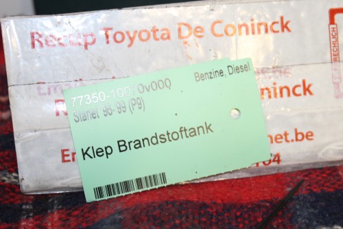 Klep Brandstoftank