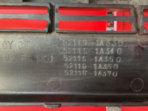 Bumper voor sedan 