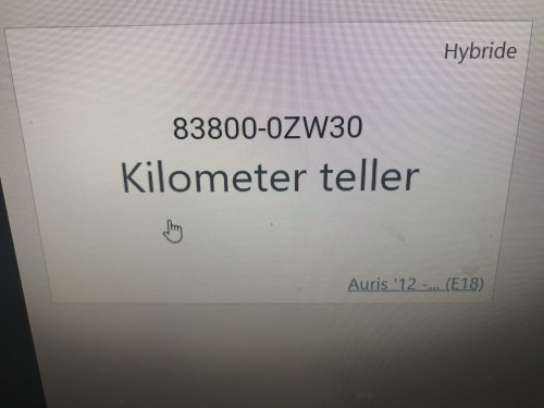 Kilometer teller