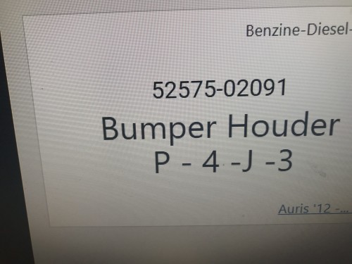 Bumper Houder