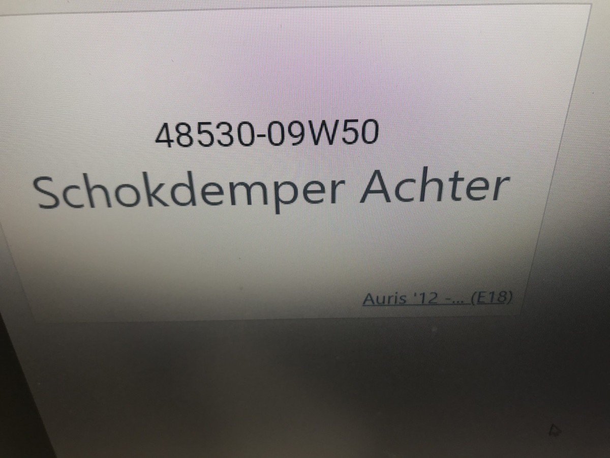 Schokdemper Achter 48530-02A50