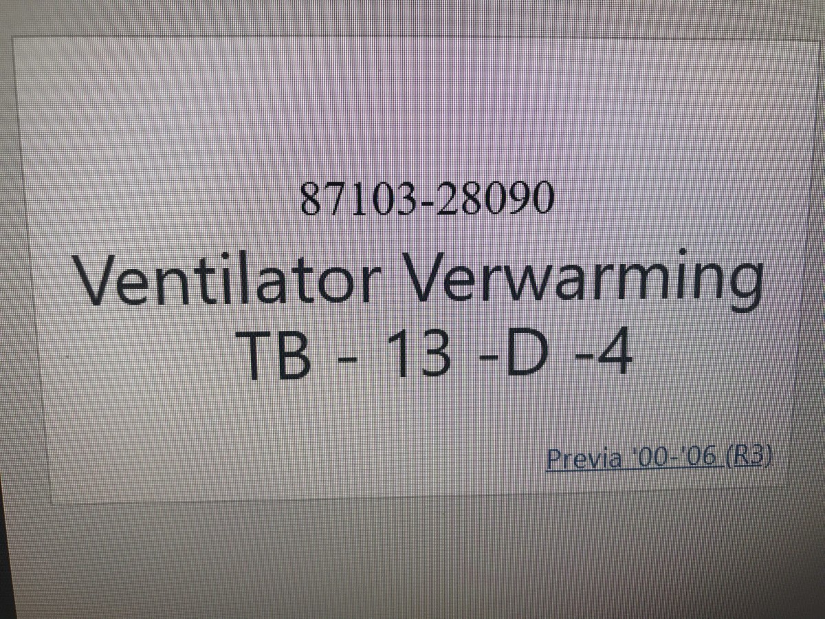 Ventilator Verwarming
