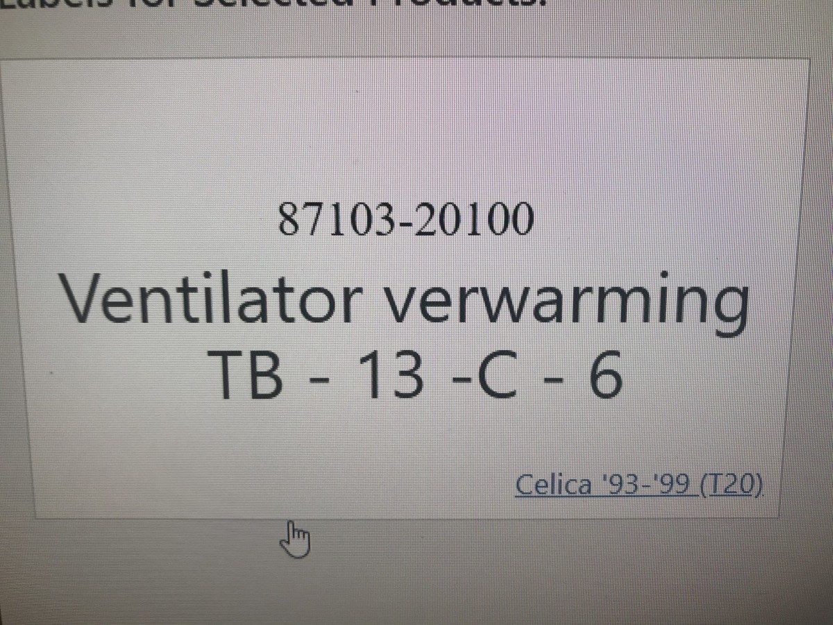 Ventilator verwarming