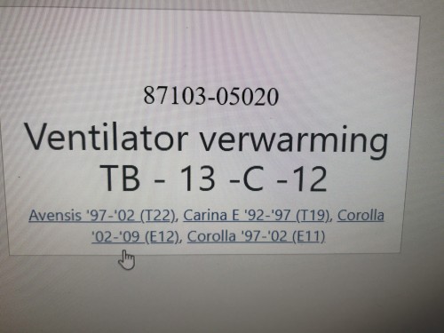 Ventilator verwarming