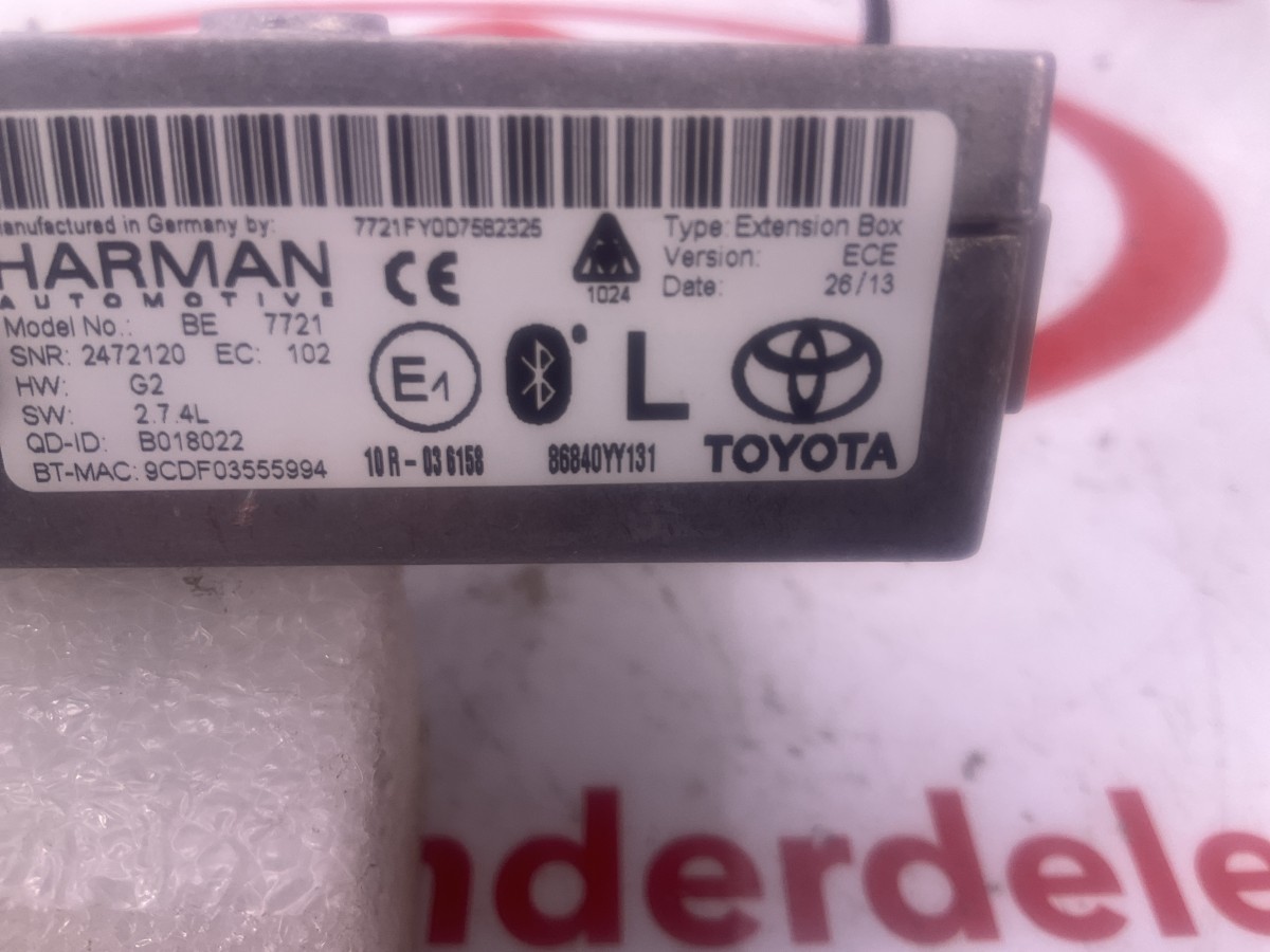 Navigatie module diverse Toyota‘s