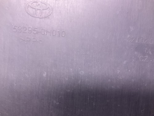 Deflector radiator bumper onder 