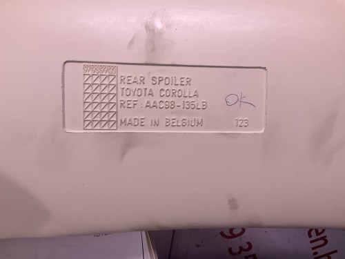 Spoiler achterklep nieuw liftback 