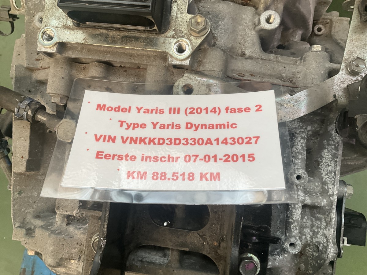 Versnellingsbak Yaris (P13) ‘11-‘17 1.5 vvt-i Hybride 