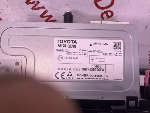 Radio/multi-display Aygo (B4) ‘14-‘18