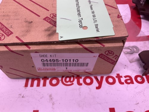 Achterste remschoenen  Tercel