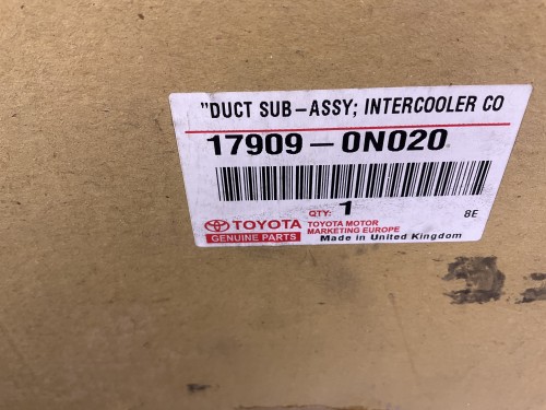 Koeler  intercooler  diesel 1.4 & 2. l 08/2004-08/2007