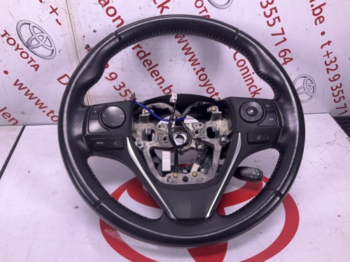Stuurwiel , zonder airbag  hybride 3spaak leder black trim NA 05/2015