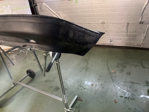 Bumper achteraaan  enekel liftback  05/1987-05/1992