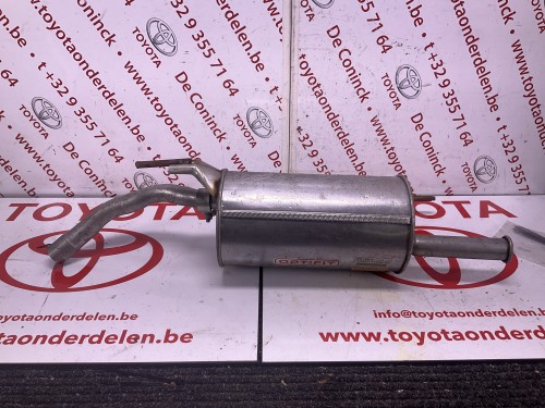 Achterste demper uitlaat  engine 2EE Starlet ep 81 05/1994-01/1996