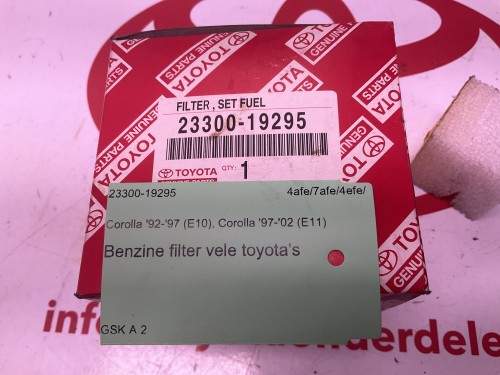 Benzine filter  vele toyota's 
