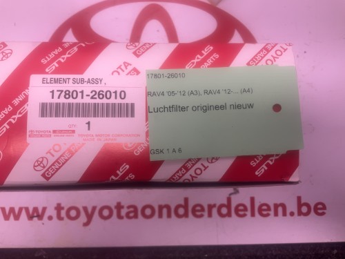 Luchtfilter origineel nieuw 