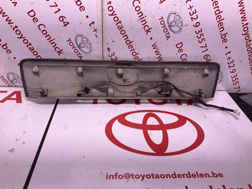 Kentekenverlichtingslijst achterklep Rav4 (A3) ‘05-‘12 dark grijs 1E0 type zonder reservewiel