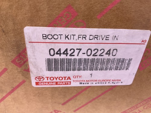 Set rubbers cardan met vet en bevestiging orgineel nieuw 