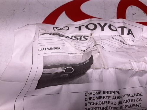 Sierstuk uitlaat Chrome , origineel nieuw 