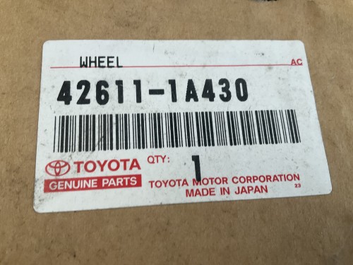 Velg aluminium  14“ x 6J steek 4x100 ET45 origineel nieuw