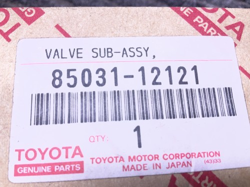 Terugslagklep ruitensproeiers 08/1989 - 05/1992 origineel nieuw