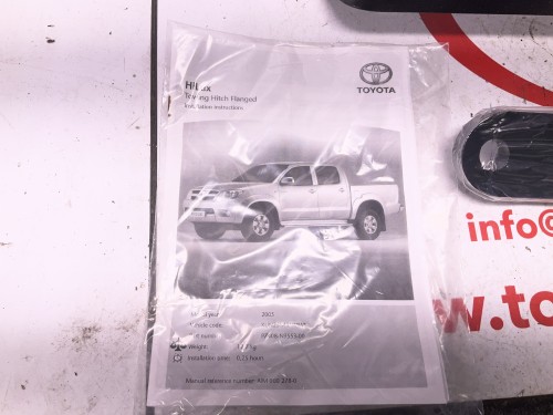 Trekhaak alleen 4x4 origineel nieuw